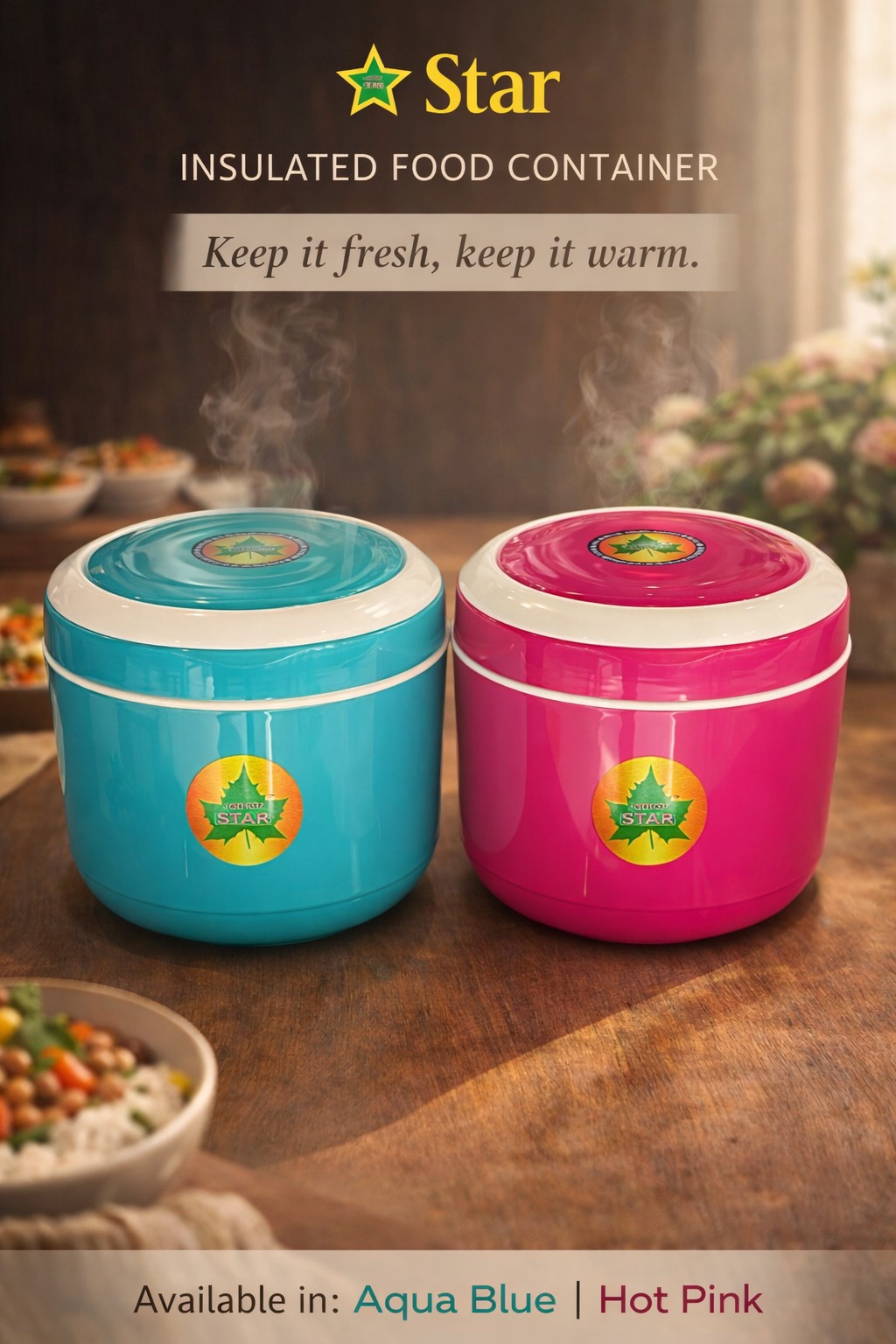 Smart Insulated Tiffin Food Container – 1000 ML
